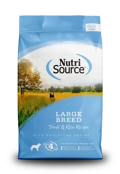 26Lb Nutrisource Adult Large Breed Trout - Dog/Cat Supplements